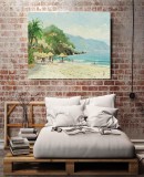 Puerto Vallarta Beach HD Canvas Print Home Decor Paintings Wall Art Pictures