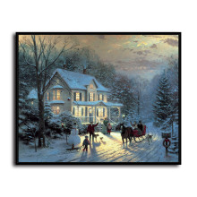 Home For The Holidays HD Canvas Print Home Decor Paintings Wall Art Pictures