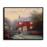 Pye Corner Cottage HD Canvas Print Home Decor Paintings Wall Art Pictures