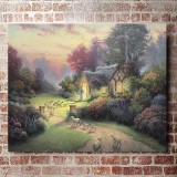 The Good Shepherd Cottage HD Canvas Print Home Decor Paintings Wall Art Pictures