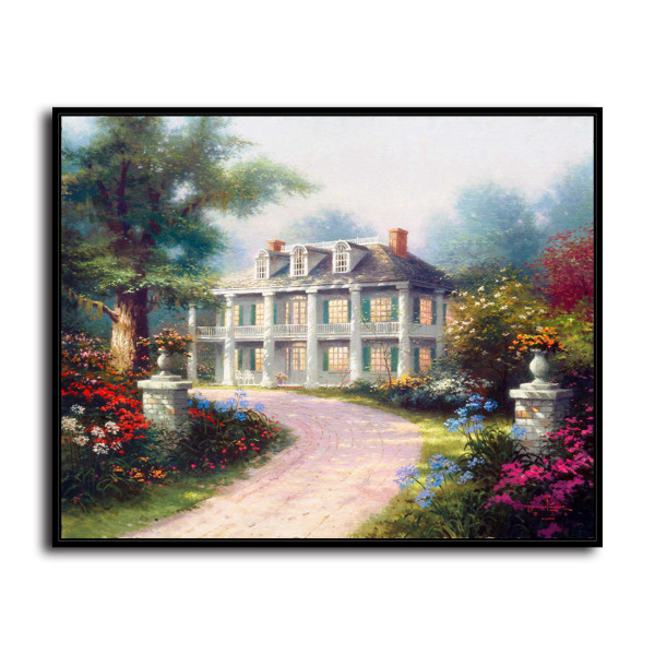 Homestead House HD Canvas Print Home Decor Paintings Wall Art Pictures