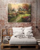 Make a Wish Cottage HD Canvas Print Home Decor Paintings Wall Art Pictures