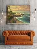 La Jolla Cove HD Canvas Print Home Decor Paintings Wall Art Pictures