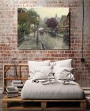 Jackson Street Cape May HD Canvas Print Home Decor Paintings Wall Art Pictures