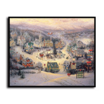 St. Nicholas Circle HD Canvas Print Home Decor Paintings Wall Art Pictures