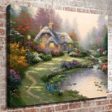 Everett Cottage HD Canvas Print Home Decor Paintings Wall Art Pictures