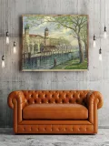 Ellis Island HD Canvas Print Home Decor Paintings Wall Art Pictures