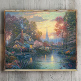 Nanette Cottage HD Canvas Print Home Decor Paintings Wall Art Pictures