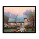 The Lit Path HD Canvas Print Home Decor Paintings Wall Art Pictures