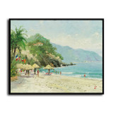 Puerto Vallarta Beach HD Canvas Print Home Decor Paintings Wall Art Pictures