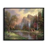 The Mountains Declare His Glory HD Canvas Print Home Decor Paintings Wall Art Pictures