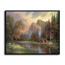 The Mountains Declare His Glory HD Canvas Print Home Decor Paintings Wall Art Pictures