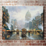 San Francisco Market Street HD Canvas Print Home Decor Paintings Wall Art Pictures