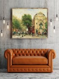 Paris St. Michel HD Canvas Print Home Decor Paintings Wall Art Pictures