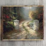 The Autumn Gate HD Canvas Print Home Decor Paintings Wall Art Pictures