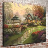 Make a Wish Cottage HD Canvas Print Home Decor Paintings Wall Art Pictures