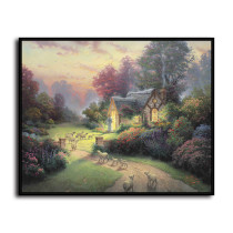 The Good Shepherd Cottage HD Canvas Print Home Decor Paintings Wall Art Pictures