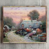 Olde Porterfield Tea Room HD Canvas Print Home Decor Paintings Wall Art Pictures