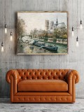 Notre Dame Paris HD Canvas Print Home Decor Paintings Wall Art Pictures