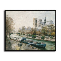 Notre Dame Paris HD Canvas Print Home Decor Paintings Wall Art Pictures