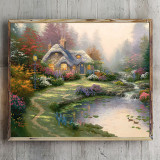 Everett Cottage HD Canvas Print Home Decor Paintings Wall Art Pictures