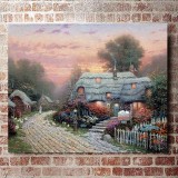 Olde Porterfield Tea Room HD Canvas Print Home Decor Paintings Wall Art Pictures