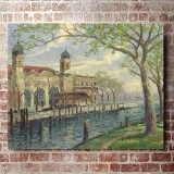 Ellis Island HD Canvas Print Home Decor Paintings Wall Art Pictures