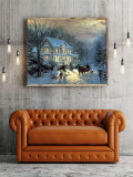 Home For The Holidays HD Canvas Print Home Decor Paintings Wall Art Pictures