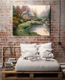 Everett Cottage HD Canvas Print Home Decor Paintings Wall Art Pictures