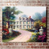 Homestead House HD Canvas Print Home Decor Paintings Wall Art Pictures