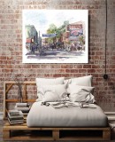 Yawkey Way HD Canvas Print Home Decor Paintings Wall Art Pictures