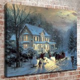 Home For The Holidays HD Canvas Print Home Decor Paintings Wall Art Pictures