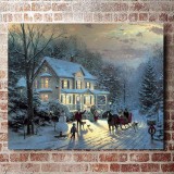 Home For The Holidays HD Canvas Print Home Decor Paintings Wall Art Pictures