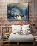 Home For The Holidays HD Canvas Print Home Decor Paintings Wall Art Pictures