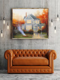 Amber Afternoon HD Canvas Print Home Decor Paintings Wall Art Pictures