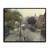 Jackson Street Cape May HD Canvas Print Home Decor Paintings Wall Art Pictures