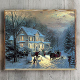 Home For The Holidays HD Canvas Print Home Decor Paintings Wall Art Pictures