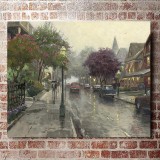 Jackson Street Cape May HD Canvas Print Home Decor Paintings Wall Art Pictures