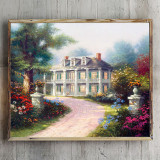 Homestead House HD Canvas Print Home Decor Paintings Wall Art Pictures