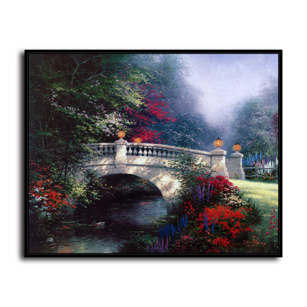 The Broadwater Bridge Thomashire HD Canvas Print Home Decor Paintings Wall Art Pictures