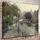 Jackson Street Cape May HD Canvas Print Home Decor Paintings Wall Art Pictures