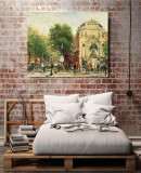 Paris St. Michel HD Canvas Print Home Decor Paintings Wall Art Pictures