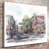 Yawkey Way HD Canvas Print Home Decor Paintings Wall Art Pictures