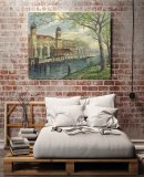 Ellis Island HD Canvas Print Home Decor Paintings Wall Art Pictures