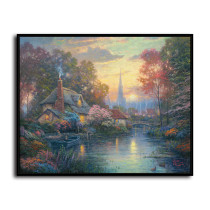 Nanette Cottage HD Canvas Print Home Decor Paintings Wall Art Pictures