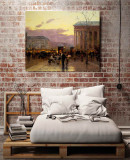 Rainy Dusk Paris HD Canvas Print Home Decor Paintings Wall Art Pictures