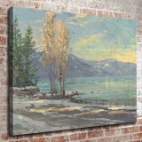 Lake Tahoe Shoreline Winter HD Canvas Print Home Decor Paintings Wall Art Pictures