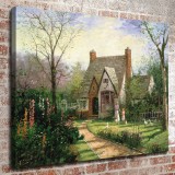 The Cottage HD Canvas Print Home Decor Paintings Wall Art Pictures