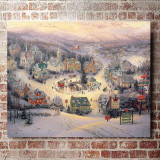 St. Nicholas Circle HD Canvas Print Home Decor Paintings Wall Art Pictures