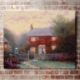 Pye Corner Cottage HD Canvas Print Home Decor Paintings Wall Art Pictures